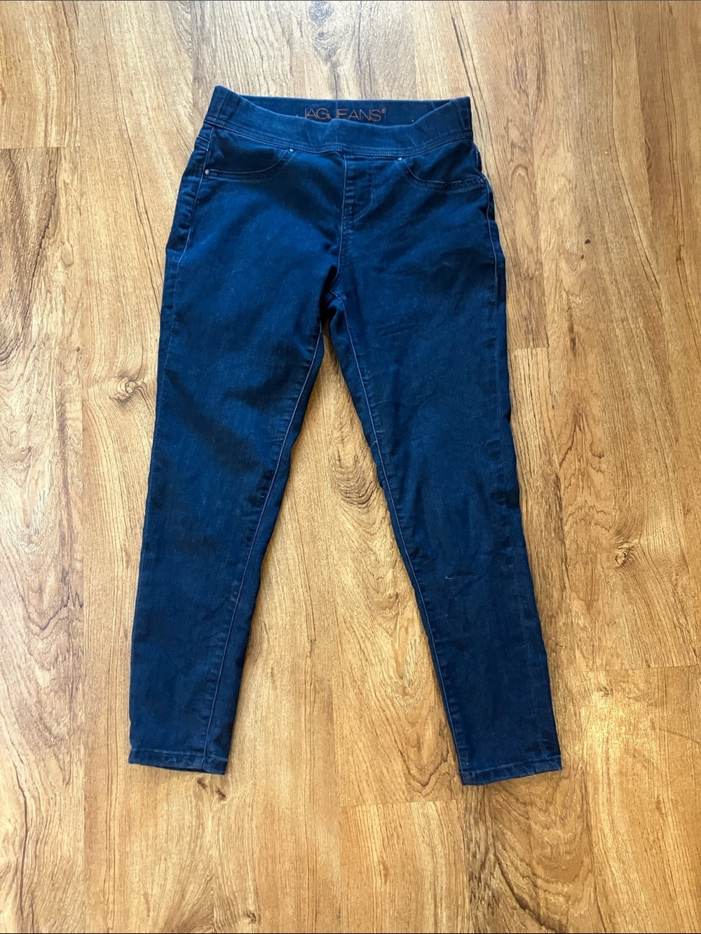 Jag Jeans Navy Stretch High-Rise Jeggings  small petite